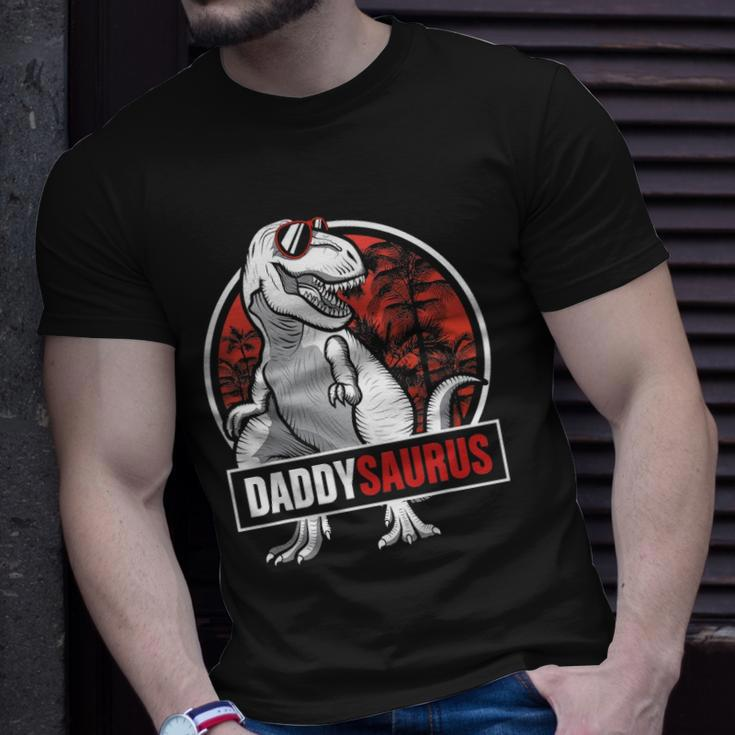 Daddysaurus Fathers Day Giftsrex Daddy Saurus Men Unisex T-Shirt Gifts for Him