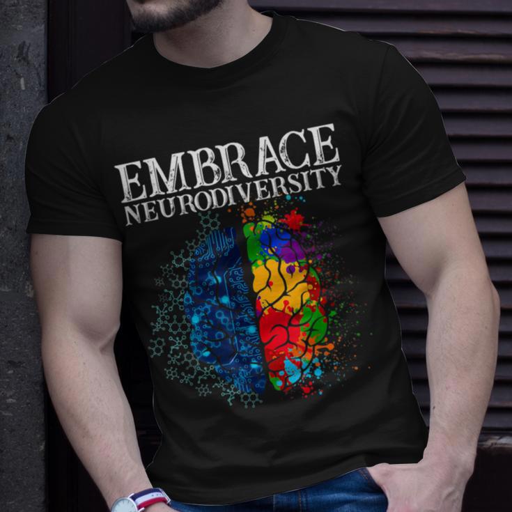 Embrace Neurodiversity Unisex T-Shirt Gifts for Him