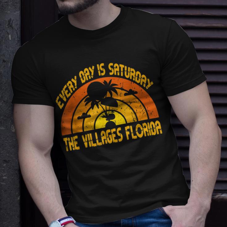 Every Day Is Saturday The Villages Florida Unisex T-Shirt Gifts for Him