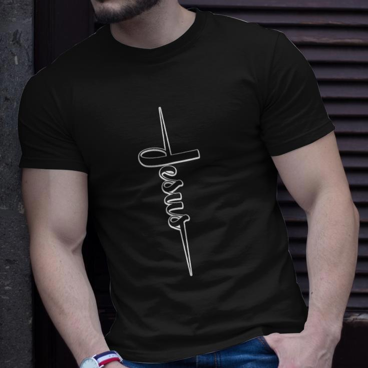 Faith Cross Jesus Believer Christian Unisex T-Shirt Gifts for Him