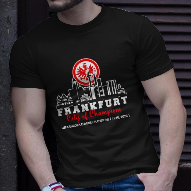 Frankfurt City Of Champion Uefa Europa League Champions Unisex T-Shirt Gifts for Him