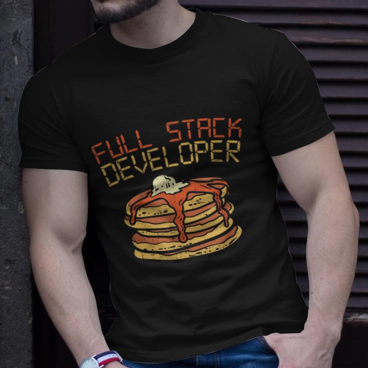 Full Stack Developer Funny Programmer Coding Coder Unisex T-Shirt Gifts for Him