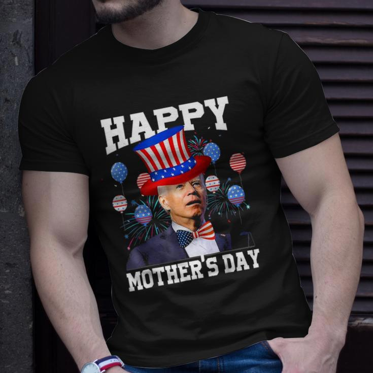 Funny Joe Biden Happy 4Th Of July Confused Mothers Day Unisex T-Shirt Gifts for Him