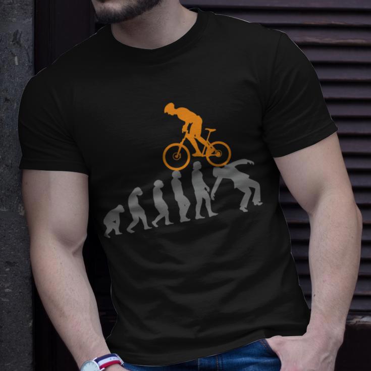 Funny Mountain Bike Evolution Biker Best Unisex T-Shirt Gifts for Him