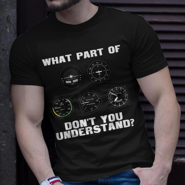 Funny Pilot Design For Men Women Airplane Airline Pilot V2 Unisex T-Shirt Gifts for Him