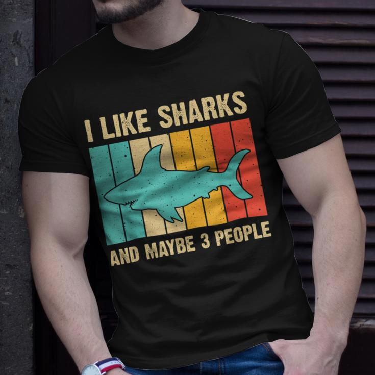 Funny Shark Design For Kids Men Women Animal Shark Stuff Unisex T-Shirt Gifts for Him