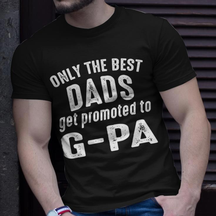 G Pa Grandpa Only The Best Dads Get Promoted To G Pa T-Shirt Gifts for Him
