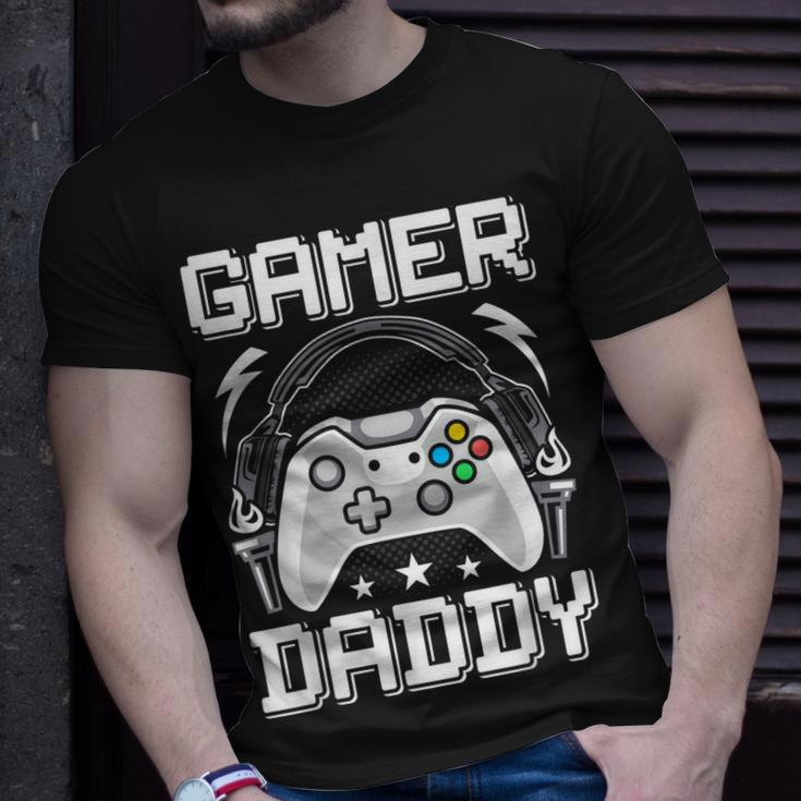 Gamer Daddy Video Gamer Gaming Unisex T-Shirt Gifts for Him