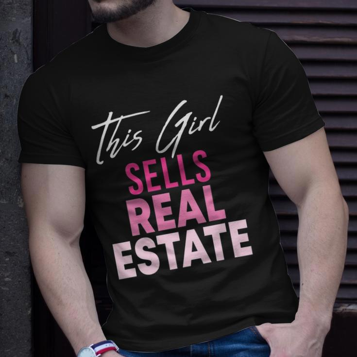 This Girl Sells Real Estate Realtor Real Estate Agent Broker T-shirt Gifts for Him