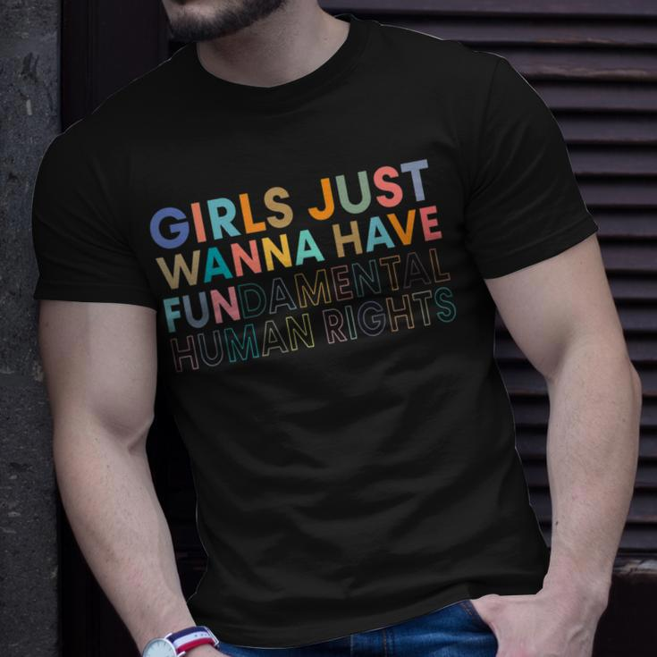 Girls Just Wanna Have Fundamental Rights V2 Unisex T-Shirt Gifts for Him