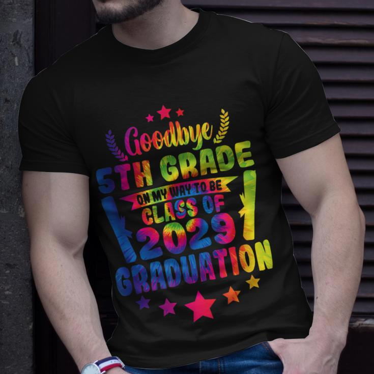 Goodbye 5Th Grade Class Of 2029 Graduate 5Th Grade Tie Dye Unisex T-Shirt Gifts for Him