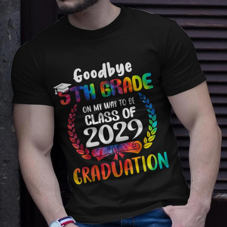 Goodbye 5Th Grade Class Of 2029 Graduate 5Th Grade Tie Dye V2 Unisex T-Shirt Gifts for Him