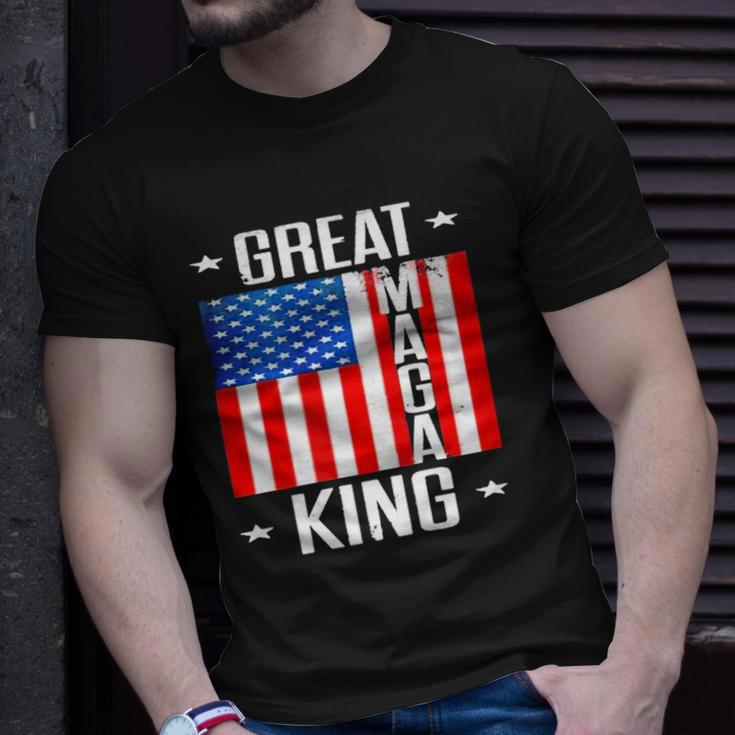 Great Maga King Ultra Maga American Flag Vintage Unisex T Shirt Mazezy great-maga-king-ultra-maga-american-flag-vintage-unisex-t-shirt-mazezy