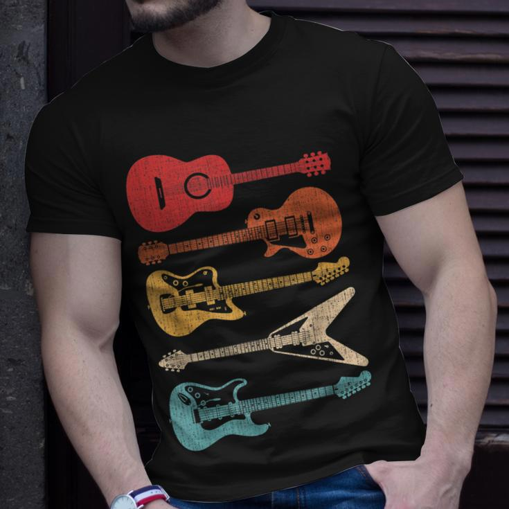Guitar Lover Retro Style Gift For Guitarist Unisex T-Shirt Gifts for Him