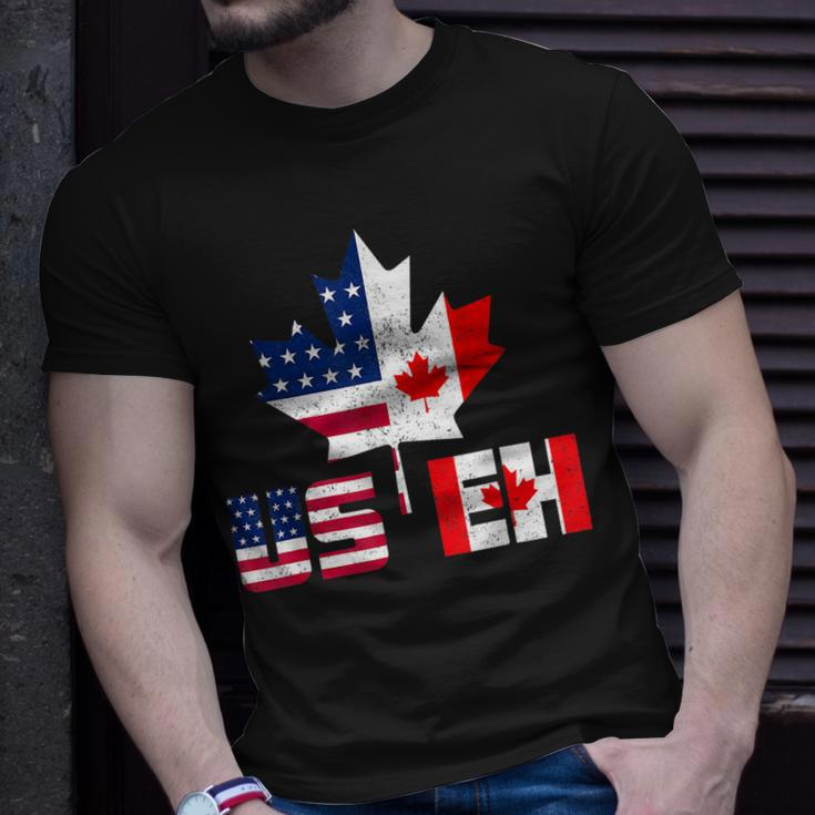 Happy Canada Day Usa Pride Us Flag Day Useh Canadian Unisex T-Shirt Gifts for Him
