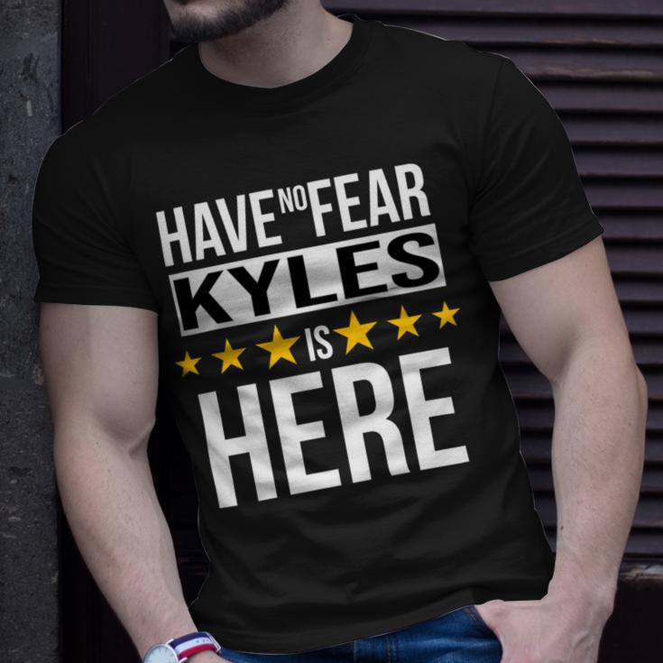 Have No Fear Kyles Is Here Name Unisex T-Shirt Gifts for Him