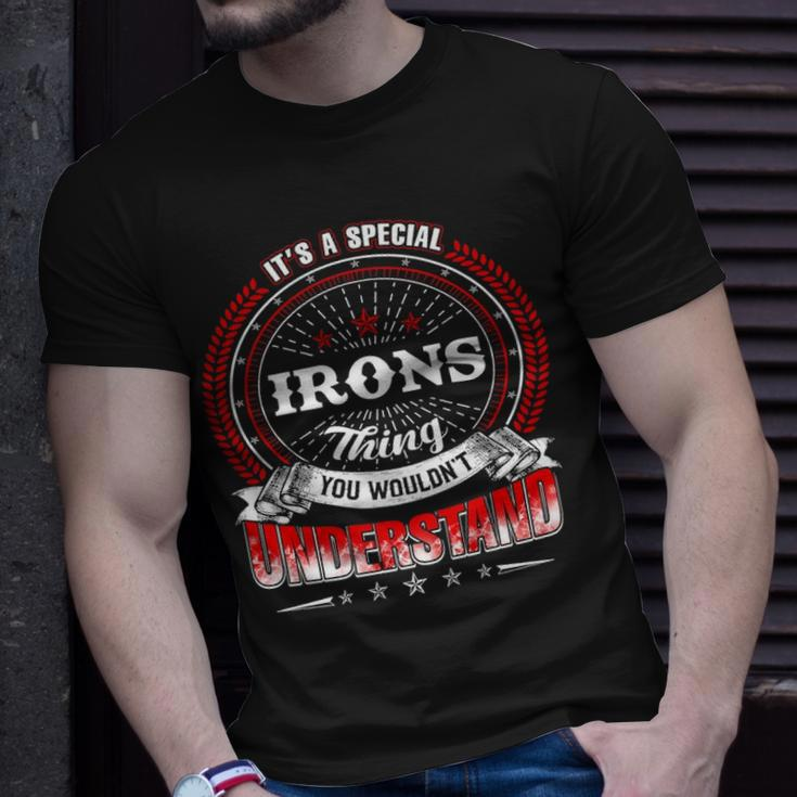 Irons Shirt Family Crest IronsShirt Irons Clothing Irons Tshirt Irons Tshirt For The Irons T-Shirt Gifts for Him