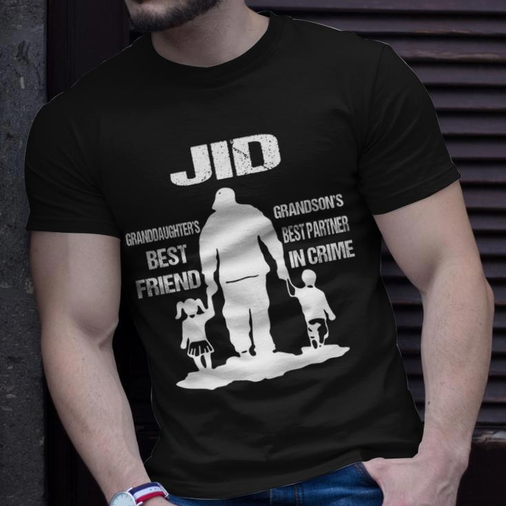 Jid Grandpa Jid Best Friend Best Partner In Crime T-Shirt Gifts for Him