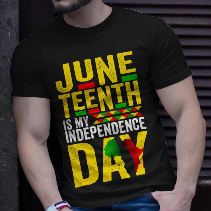 Juneteenth Is My Independence Day 1865 African American Unisex T-Shirt Gifts for Him