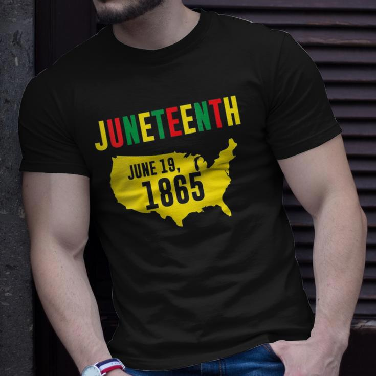 Juneteenth June 19 1865 Black Pride History Black Freedom T-shirt Gifts for Him