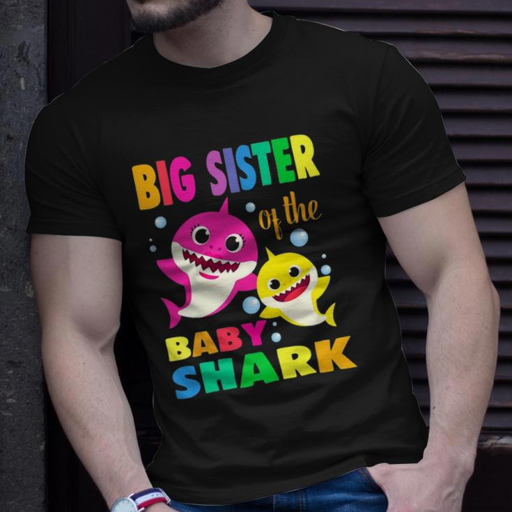 Kids Big Sister Of The Birthday Shark Mom Matching Family Unisex T-Shirt Gifts for Him