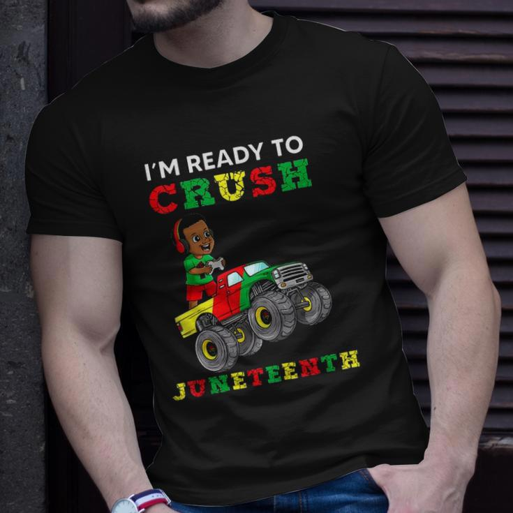 Kids Im Ready To Crush Juneteenth Funny Gamer Boys Toddler Truck Unisex T-Shirt Gifts for Him