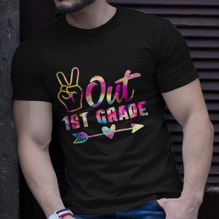 Kids Out 1St Grade Graduation Last Day Of School Tie Dye Unisex T-Shirt Gifts for Him