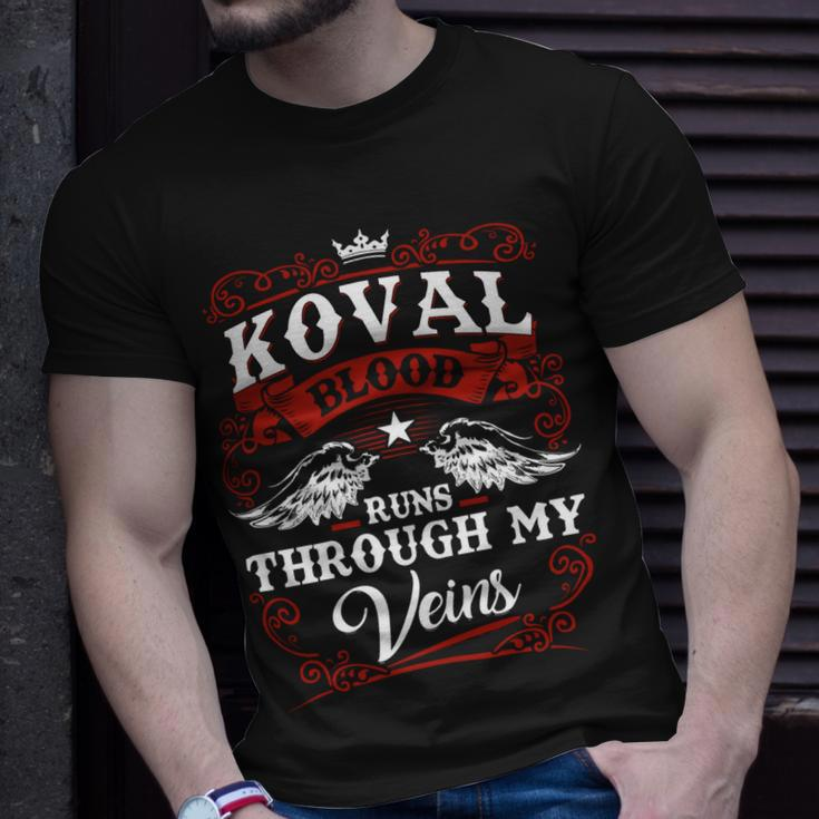 Koval Name Shirt Koval Family Name V3 Unisex T-Shirt Gifts for Him