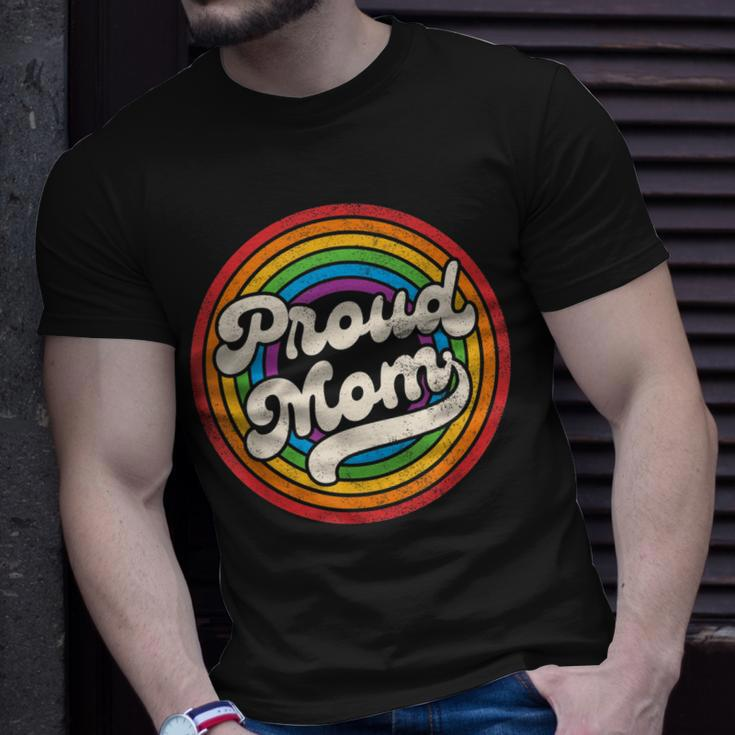 Lgbtq Proud Mom Gay Pride Lgbt Ally Rainbow Mothers Day Unisex T-Shirt Gifts for Him