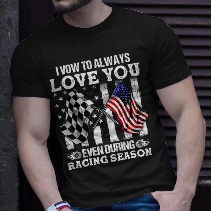 Love You During Racing Season Unisex T-Shirt Gifts for Him