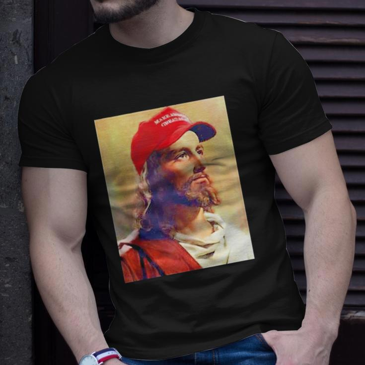 Maga Jesus Is King Ultra Maga Donald Trump Unisex T-Shirt Gifts for Him