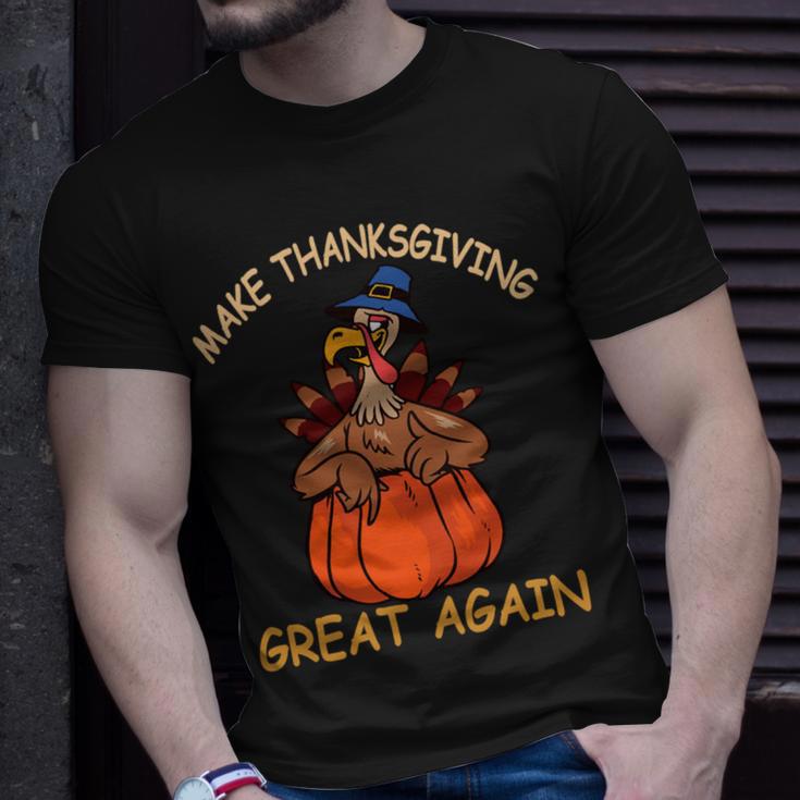 Make Thanksgiving Great Again Funny 1 Shirt Unisex T-Shirt Gifts for Him