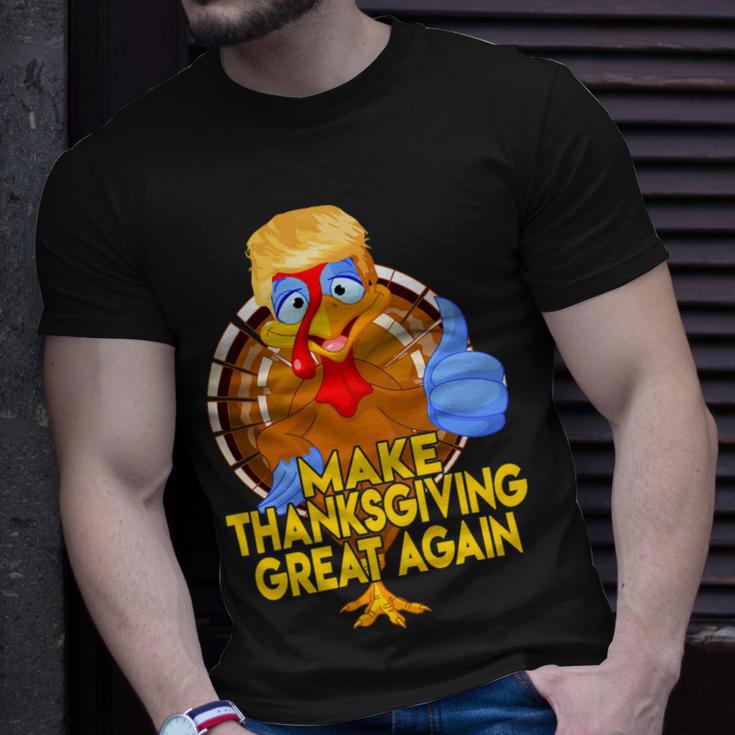 Make Thanksgiving Great Again Funny 2 Shirt Unisex T-Shirt Gifts for Him