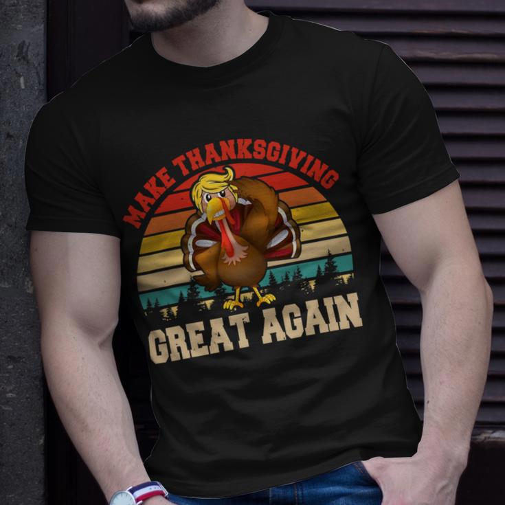 Make Thanksgiving Great Again Funny 4 Shirt Unisex T-Shirt Gifts for Him