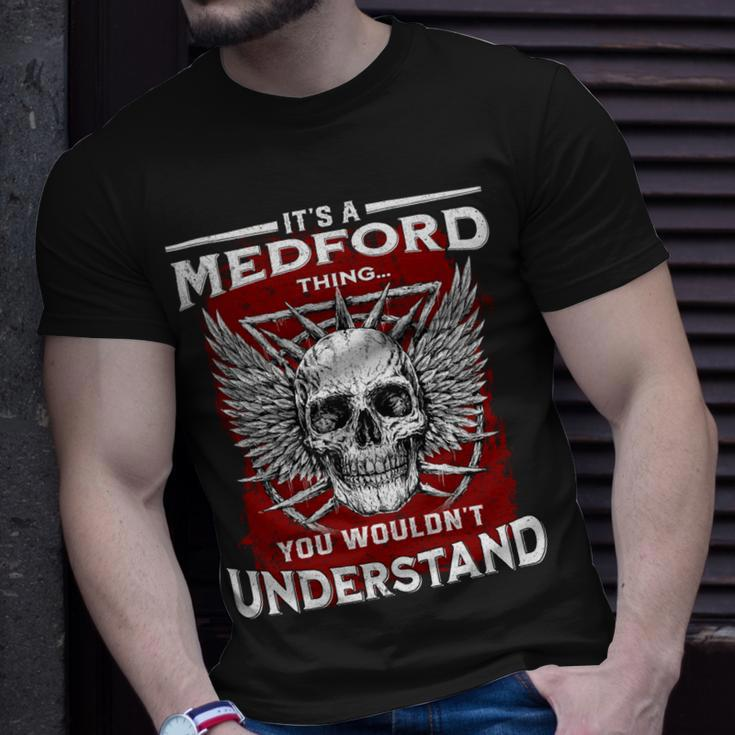 Medford Name Shirt Medford Family Name V3 Unisex T-Shirt Gifts for Him