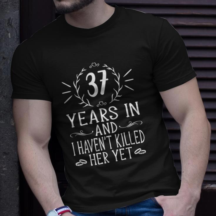 Mens 37Th Wedding Anniversary Gifts For Him - 37 Years Marriage Unisex T-Shirt Gifts for Him