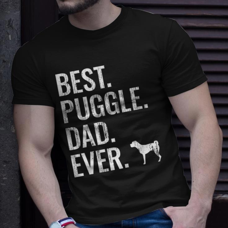 Mens Best Puggle Dad Ever - Cool Dog Owner Puggle Unisex T-Shirt Gifts for Him