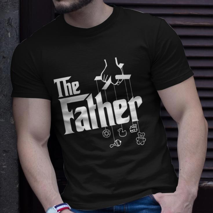 Mens The Father First Time Fathers Day New Dad Gift Unisex T-Shirt Gifts for Him