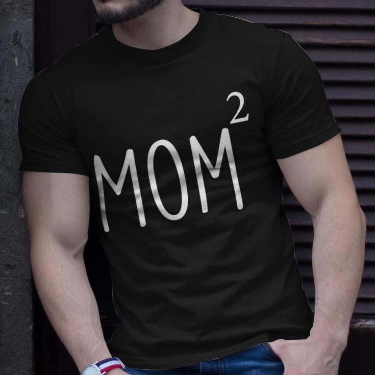 Mom2 Mom Of 2 Mother Of Two Kids Mama Mothers Day Unisex T-Shirt Gifts for Him