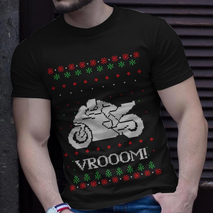 Motorcycle Ugly Christmaser Xmas 471 Shirt Unisex T-Shirt Gifts for Him