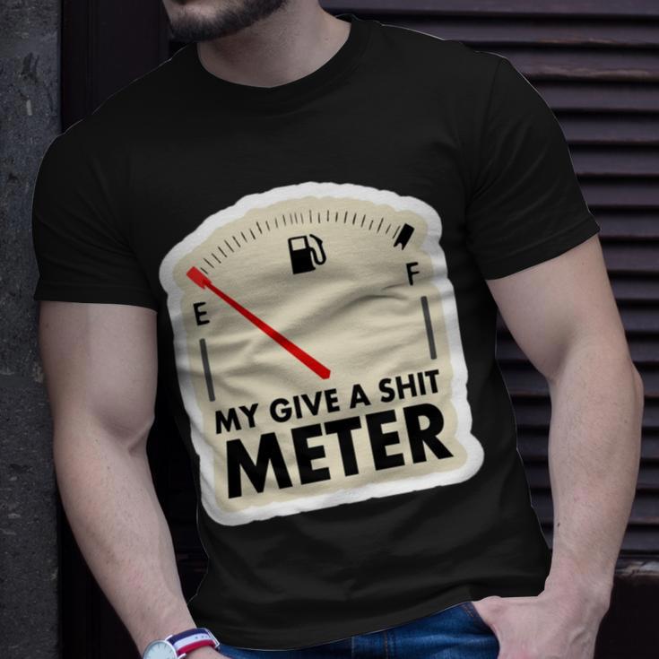 My Give A Shit Meter Is Empty Sarcastic Autocollant 393 Trending Shirt Unisex T-Shirt Gifts for Him