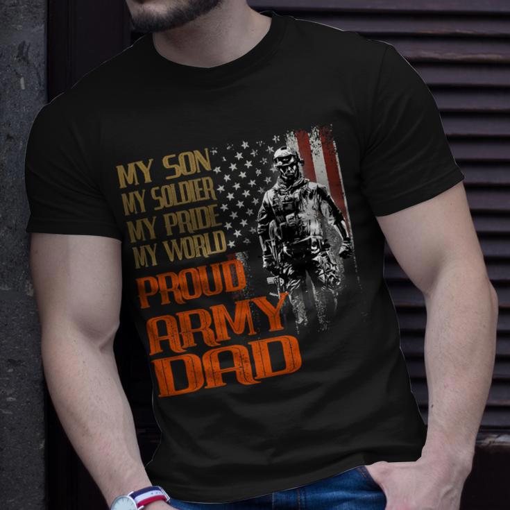 My Son Is A Soldier Hero Proud Army 708 Shirt Unisex T-Shirt Gifts for Him