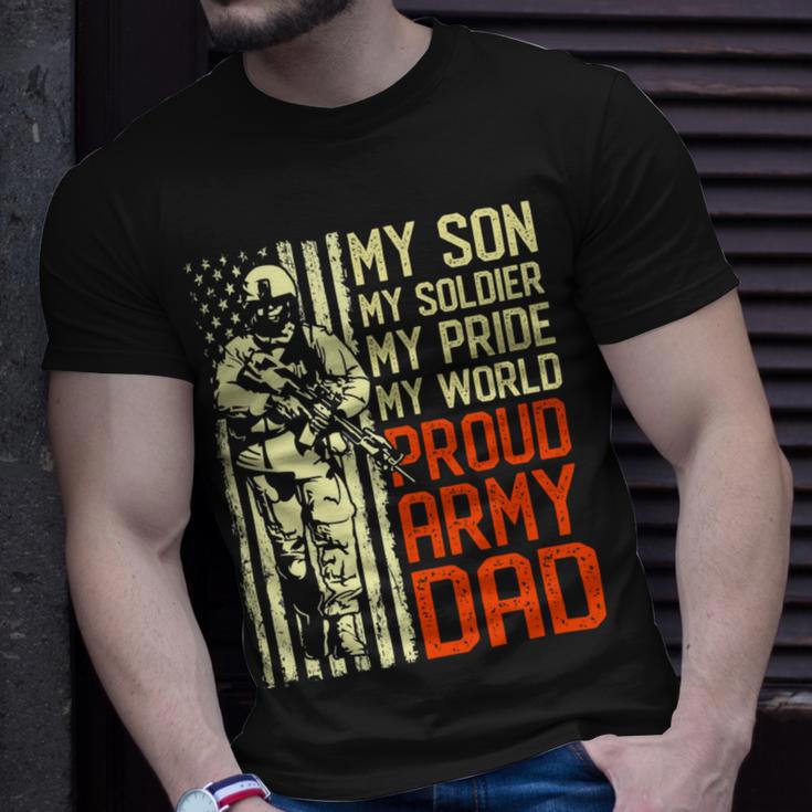 My Son Is Soldier Proud Military Dad 714 Shirt Unisex T-Shirt Gifts for Him