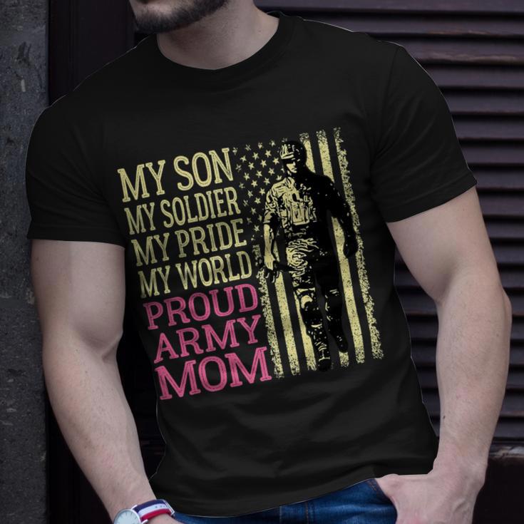 My Son My Soldier Hero Proud Army Mom 700 Shirt Unisex T-Shirt Gifts for Him