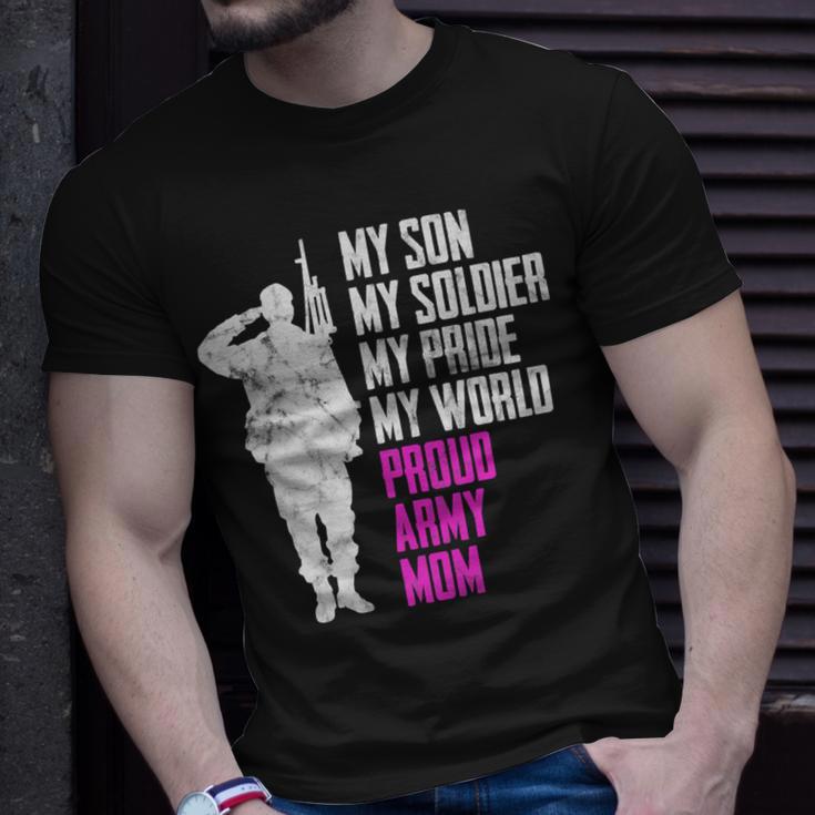 My Son My Soldier Proud Army Mom 692 Shirt Unisex T-Shirt Gifts for Him