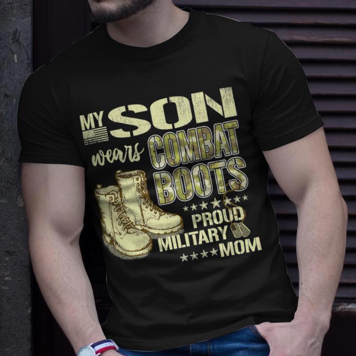 My Son Wears Combat Boots Proud 691 Shirt Unisex T-Shirt Gifts for Him