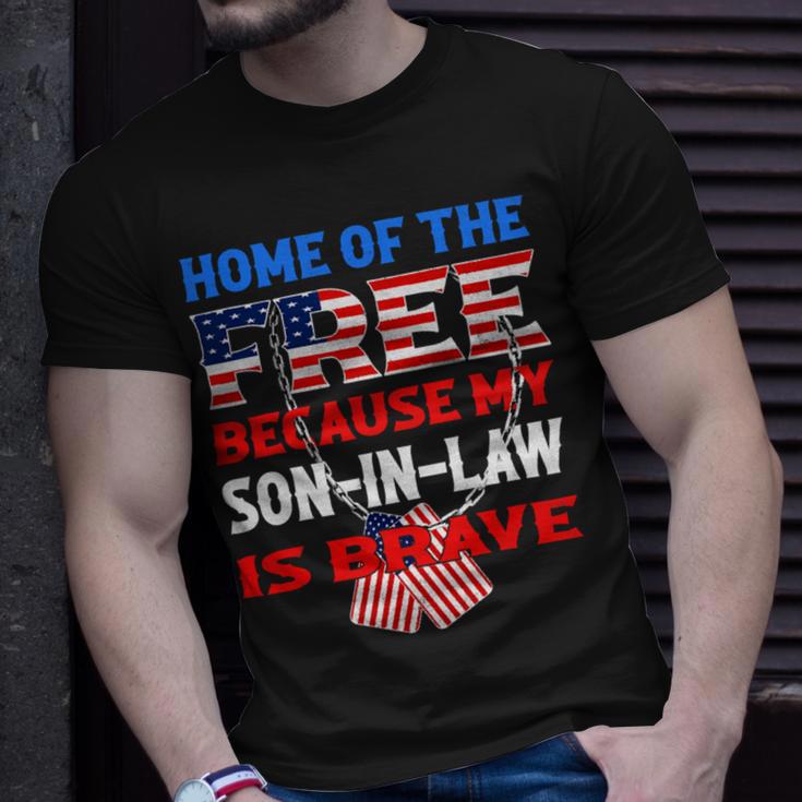 My Soninlaw Is Brave Home Of The Free 687 Shirt Unisex T-Shirt Gifts for Him