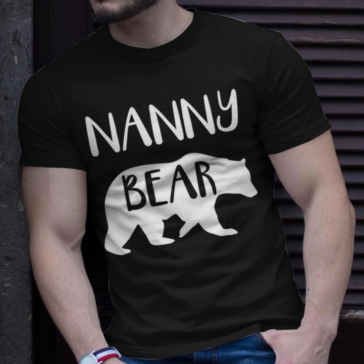 Nanny Grandma Nanny Bear T-Shirt Gifts for Him
