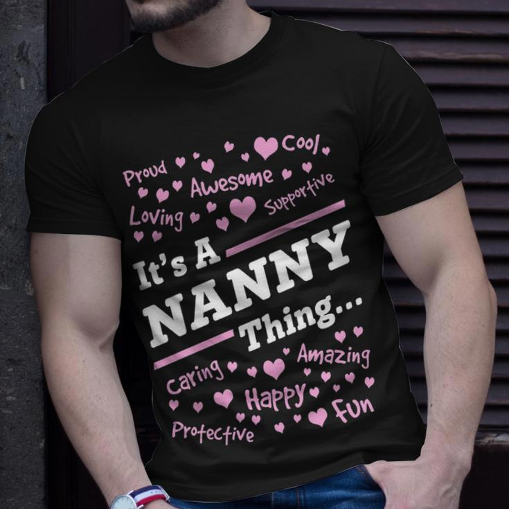 Nanny Grandma Its A Nanny Thing T-Shirt Gifts for Him