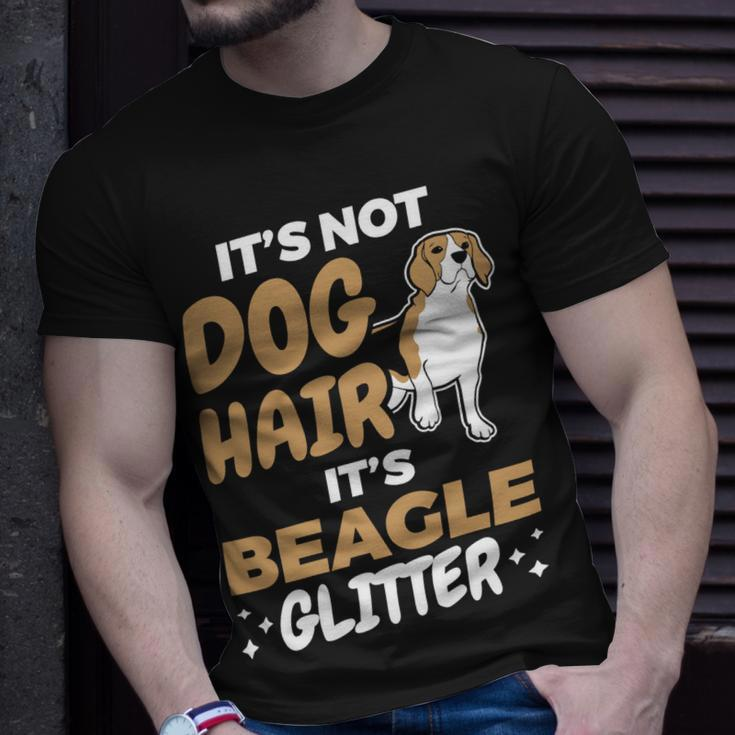 Not Dog Hair Beagle Glitter Pet Owner Dog Lover Beagle 61 Beagle Dog Unisex T-Shirt Gifts for Him